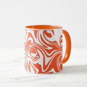 Spill - Orange und Weiß Tasse (VorderseiteRechts)