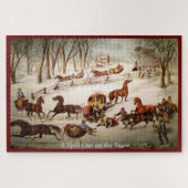 Spill Out on the Snow Large Puzzle (Horizontal)