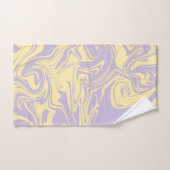 Spill - Pastellgelb und Lila Badhandtuch Set (Handtuch)