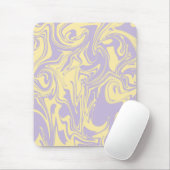 Spill - Pastellgelb und Lila Mousepad (Mit Mouse)