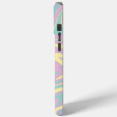 Spill - Pastellrosa, Gelb, Lila und grün Case-Mate iPhone Hülle (Rückseite / Links)