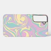 Spill - Pastellrosa, Gelb, Lila und grün Samsung Galaxy Hülle (Rückseite (Horizontal))