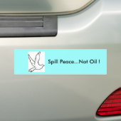 Spill Peace.. kein Öl! Dove Autoaufkleber (Auf Auto)