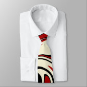 Spill - Red & Cream Krawatte (Gebunden)