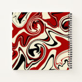Spill - Red & Cream Notizblock (Rückseite)