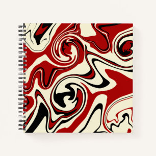 Spill - Red & Cream Notizblock