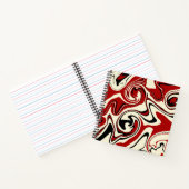 Spill - Red & Cream Notizblock (Innenseite)