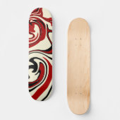 Spill - Red & Cream Skateboard (Vorderseite)