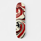 Spill - Red & Cream Skateboard (Vorne)