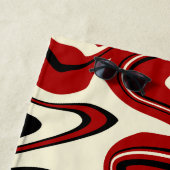 Spill - Red & Cream Strandtuch (Beispiel)