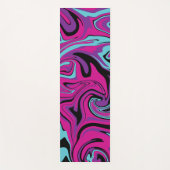 Spill - Rosa, Lila, Blau und Schwarz Yogamatte (Vorderseite)
