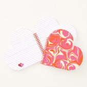 Spill - Rosa, Orange und Creme Notizblock (Innenseite)