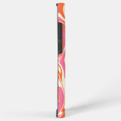 Spill - Rosa, Orange und Creme Samsung Galaxy Hülle (Rechte Seite)