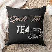 Spill the Tea Funny Co-worker Gift for Her Kissen (Decke)