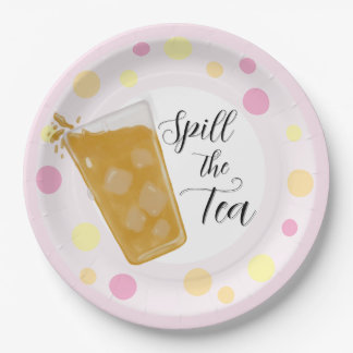 Spill the Tea Party Plates Pappteller