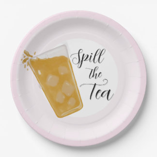 Spill the Tea Party Plates Pappteller