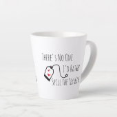 Spill the Tee Funny Sprichwort Geschenk für Freund Milchtasse (Rechte Ecke)