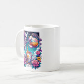 Spill the Tee Skeleton Tarot Card Kaffeetasse (Vorderseite Links)