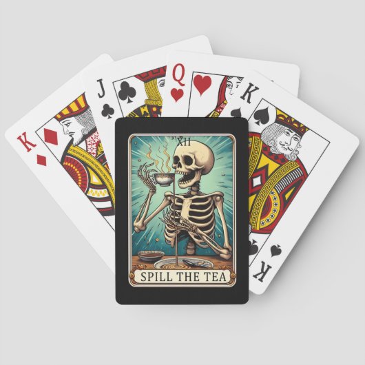 Spill the Tee Tarot Poker Cards Spielkarten (Rückseite)
