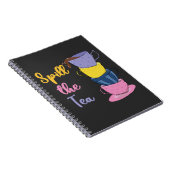 Spill the Tee - Tea Drinker Notizblock (Rechte Seite)