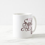 Spill the Teekonzept Trendy Brown Pink Kaffee Tass Kaffeetasse (VorderseiteRechts)
