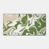 Spill - Weiß, Sand und Palmen grün Schreibtischunterlage (Vorderseite)