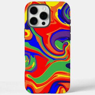 Spill - wirbelnder flüssiger Regenbogen iPhone 16 Pro Max Hülle