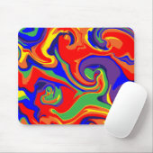 Spill - wirbelnder flüssiger Regenbogen Mousepad (Mit Mouse)