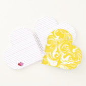 Spill - Zitronengelb und Weiß Notizblock (Innenseite)