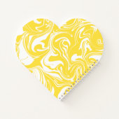 Spill - Zitronengelb und Weiß Notizblock (Rückseite)