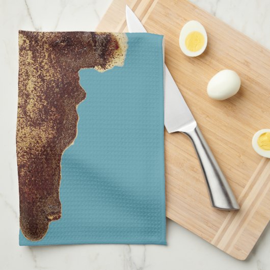 Spilled Coffee Geschirrtuch (Viertel Falte)