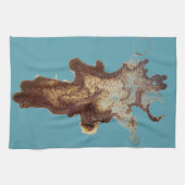 Spilled Coffee Geschirrtuch (Horizontal)