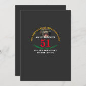 SPILLER DORMITORY UNIVERSITY OF OREGON JERSEY EINLADUNG (Vorne/Hinten)