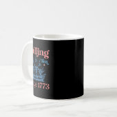 Spillin der Tee seit 1773 Funny 4. Juli Party Kaffeetasse (Vorderseite Links)