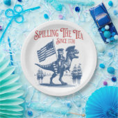 Spilling The Tea Since 1773 Cute Quote Pappteller (Party)