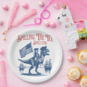 Spilling The Tea Since 1773 Cute Quote Pappteller (Party)
