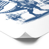 Spilling The Tea Since 1773 Cute Quote Poster (Ecke)