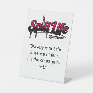 SpillLife Display Pedestal Sockelschild