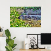 Spillway and Stones Poster (Heimbüro)