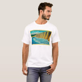 Spillway-Tore auf Bonneville-Verdammung T-Shirt (Vorne ganz)