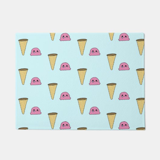 Spilt Ice Creme Fußmatte (Vorderseite)