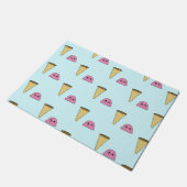 Spilt Ice Creme Fußmatte (Schrägansicht)