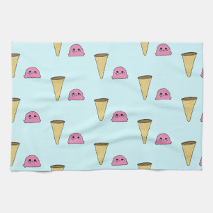 Spilt Ice Creme Geschirrtuch
