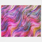 Spilt Ink Fleece Blanket (Vorderseite (Horizontal))