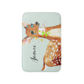 Spilt Paint Fawn Deer Childrens Badematte (Vorderseite Vertikal)
