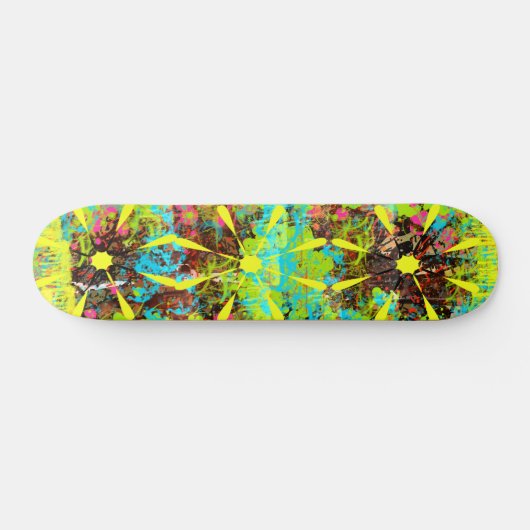 Spilt Paint Skateboard (Horizontal)