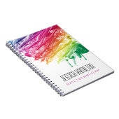 Spilt Rainbow Nail Polnisch - Nageltechniker Notizblock (Rechte Seite)