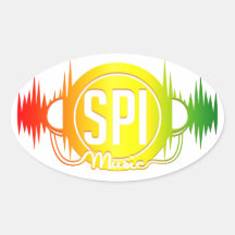 SPIMUSICINC Logo Multi - Aufkleber