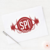 SPIMUSICINC Logo Rot - Aufkleber (Umschlag)