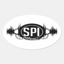 SPIMUSICINC Logo Schwarz - Aufkleber